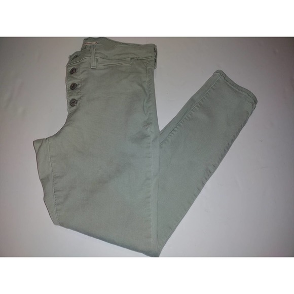 Levis Classic Jeans Womens Stretch Denim Light Green W30L30 - Picture 2 of 5